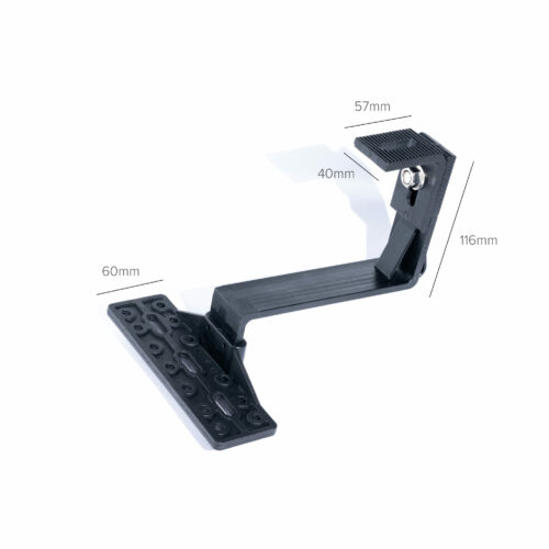 Carbon glass nylon solar bracket